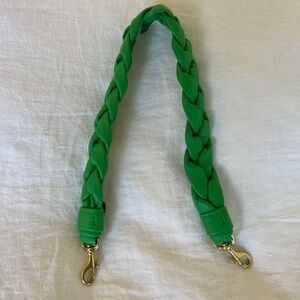Clare V. Braided Leather Shoulder Strap